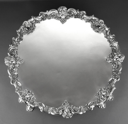 Magnificent Elkington Silver Salver - Four Seasons - 4.65 Kilogrammes